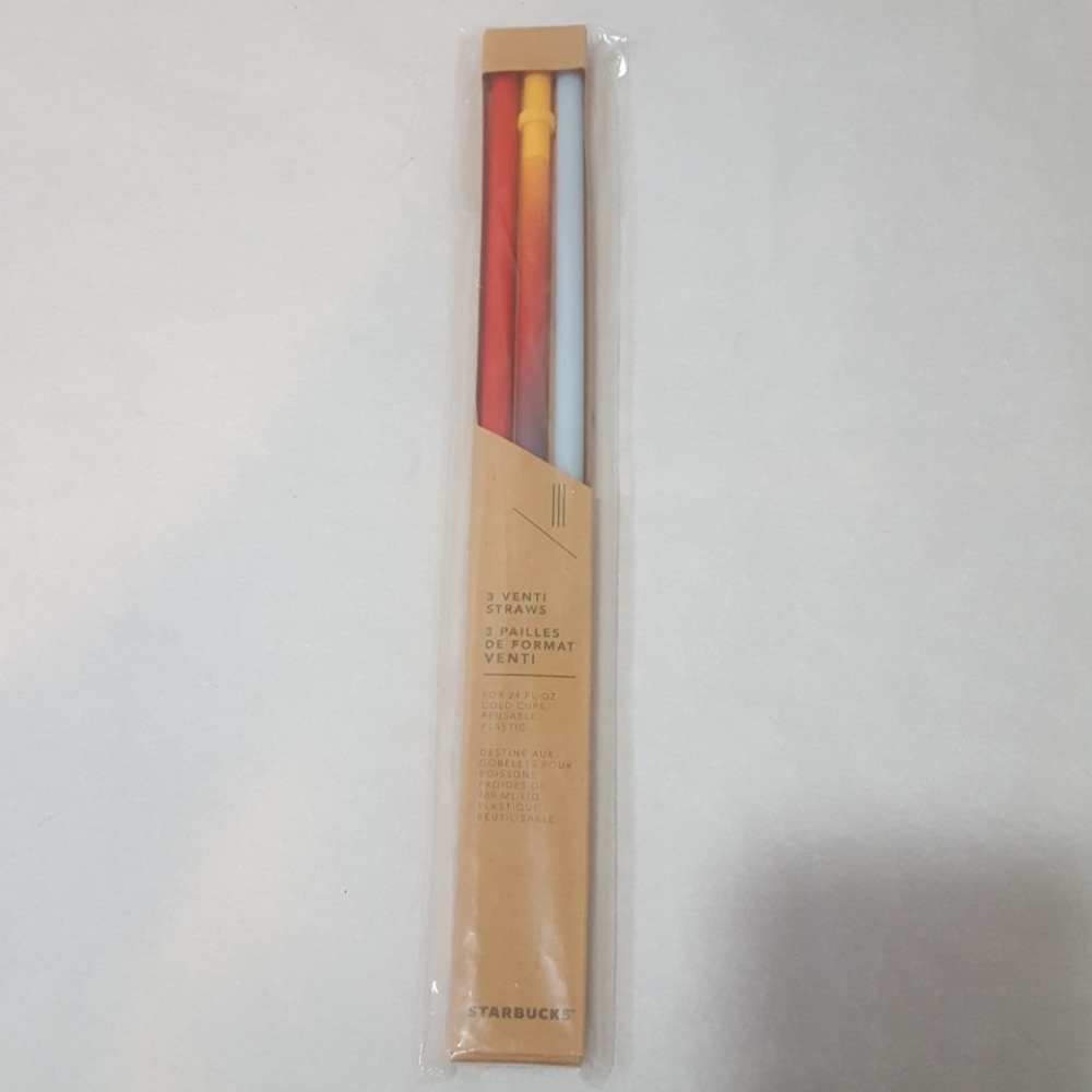 NWT Starbucks 3 Venti Straws